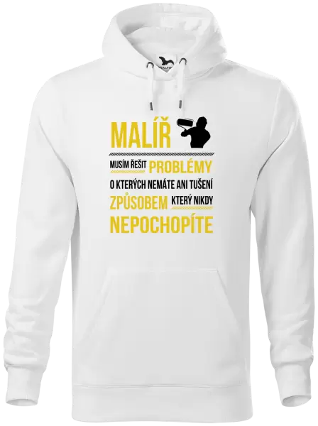 Pánská mikina Musím řešit problémy - malíř