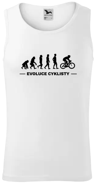 Pánské tílko Evoluce - cyklista