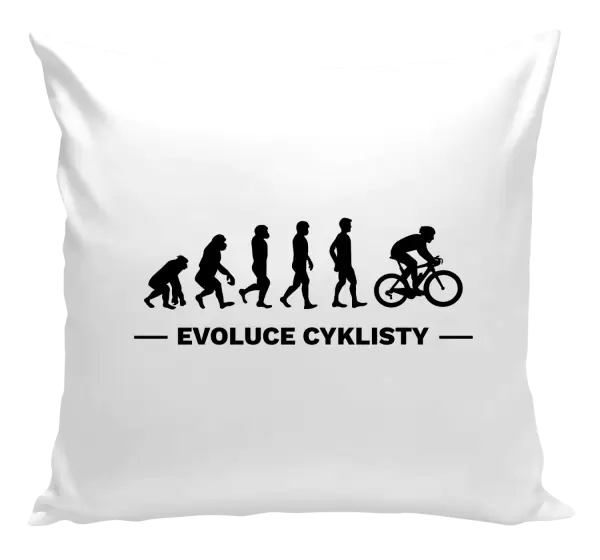 Polštář Evoluce - cyklista