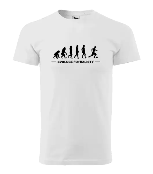 Pánské tričko Evoluce - fotbalista