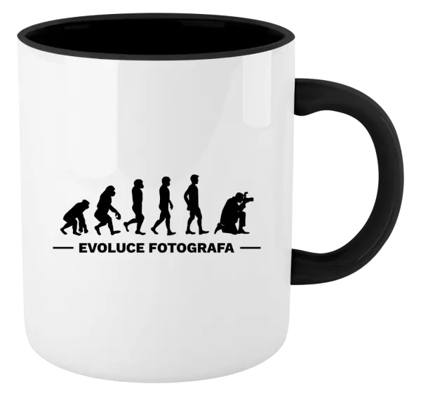 Hrnek Evoluce - fotograf