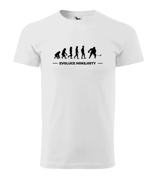 Pánské tričko Evoluce - hokejista