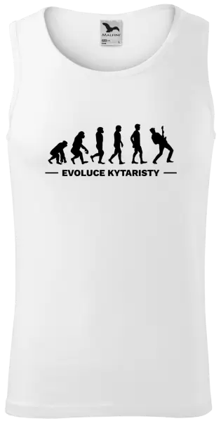 Pánské tílko Evoluce - kytarista