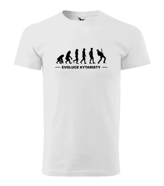Pánské tričko Evoluce - kytarista