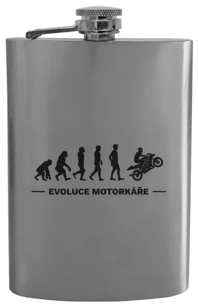 Placatka Evoluce - motorkář