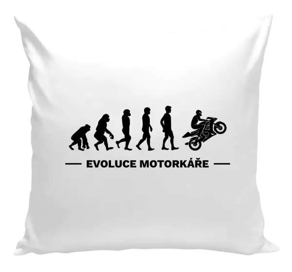 Polštář Evoluce - motorkář