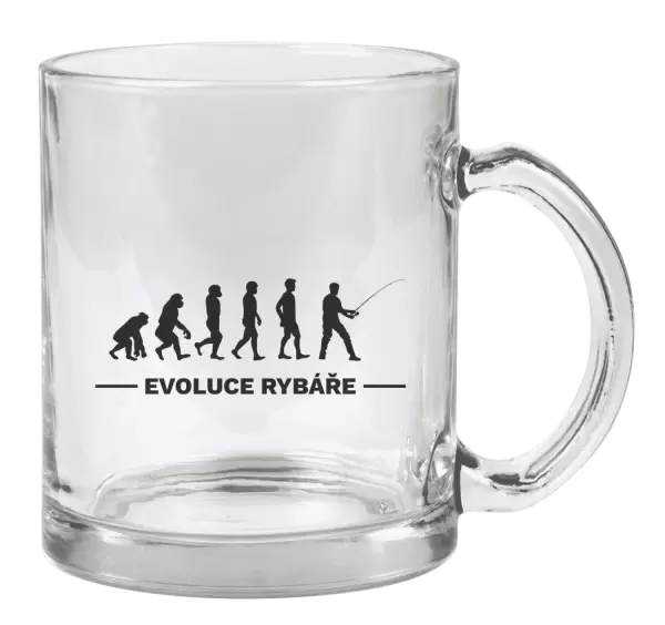 Hrnek Evoluce - rybář