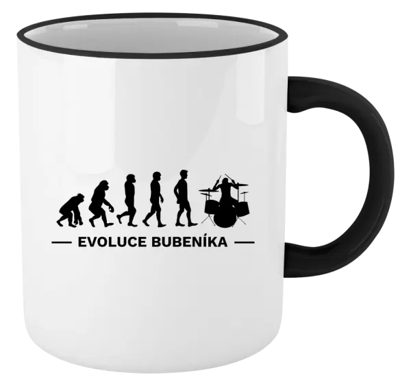 Hrnek Evoluce - bubeník
