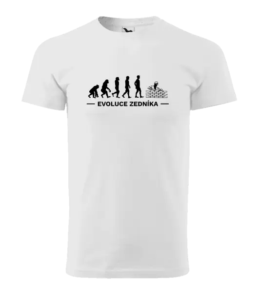 Pánské tričko Evoluce - zedník