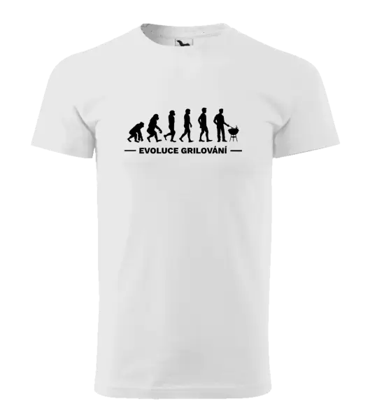 Pánské tričko Evoluce - grilování