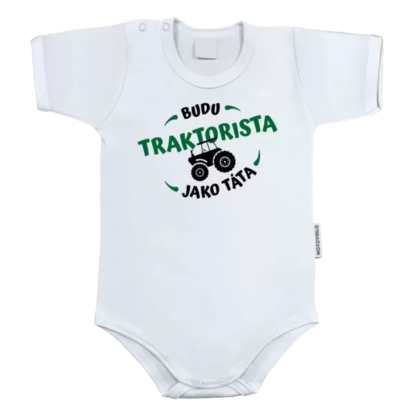 Dětské body Budu traktorista jako táta