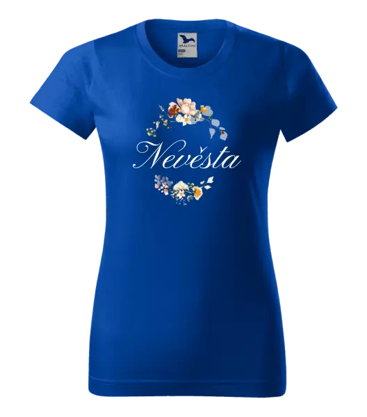 Dámské tričko Nevěsta - květinový věneček