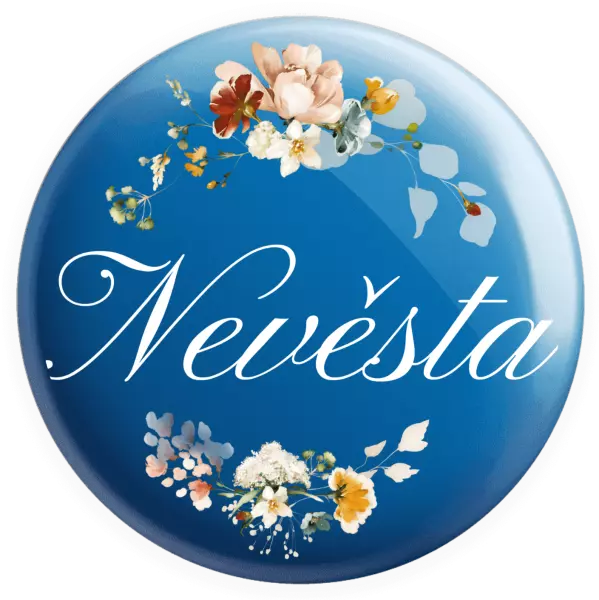 Placka Nevěsta - květinový věneček