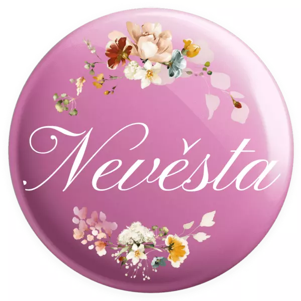 Placka Nevěsta - květinový věneček