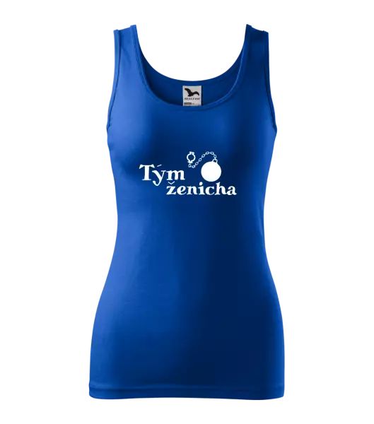 Dámské tílko Tým ženicha s koulí