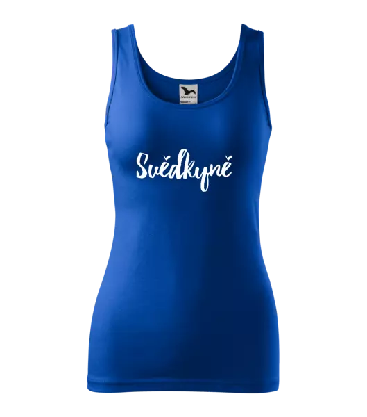 Dámské tílko Svědkyně - nápis 2